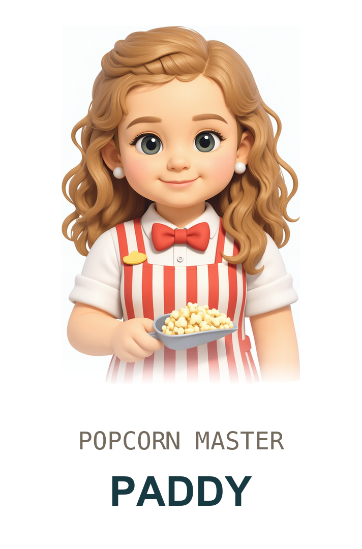 Popcorn Master Paddy card